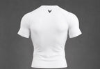 White Aerial Short Sleeve Top