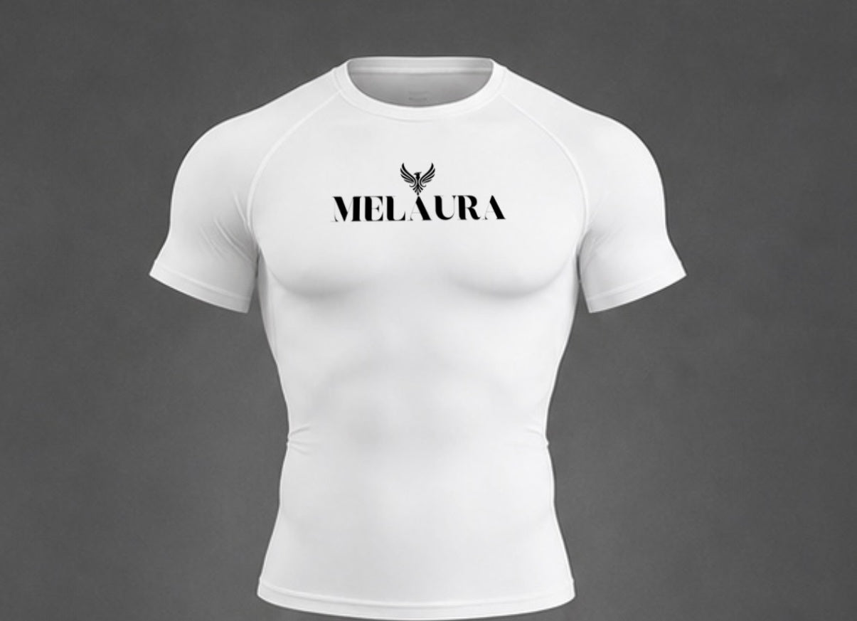 White Aerial Short Sleeve Set