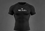Black Aerial Short Sleeve Set