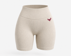 Women’s Seamless Claret Cream Shorts