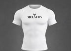 White Aerial Short Sleeve Top