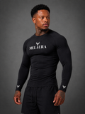 Black Aerial Long Sleeve Top