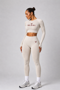 Women’s Seamless Claret Cream Leggings